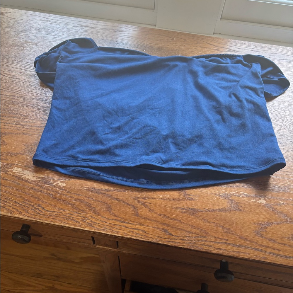 Wild Fable Navy Blue Crop Top